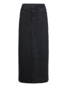 Ivy-Zoe Maxi Skirt Wash Faded Black Black IVY Copenhagen