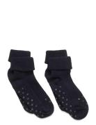 Baby Rib Sock W. Abs Navy Minymo