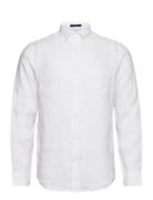 Reg Linen Shirt White GANT