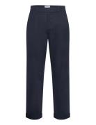 Wide Fit Twill Pants Navy Lindbergh