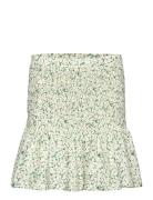 Crystal Skirt Ditzy Print White A-View