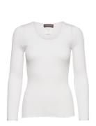 Silk T-Shirt White Rosemunde
