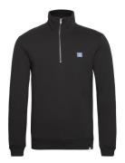 Piece Half-Zip Sweatshirt Black Les Deux