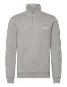 Toulon Half-Zip Sweatshirt Grey Les Deux