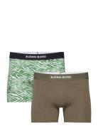 Premium Cotton Stretch Boxer 2P Khaki Björn Borg