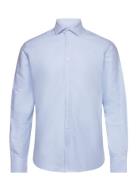 Bs Thompson Slim Fit Shirt Blue Bruun & Stengade