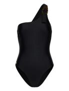 D6Felice Asymmetrical Swimsuit Black Dante6