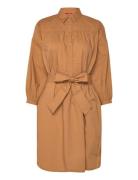 Women Dresses Light Woven Midi Brown Esprit Collection