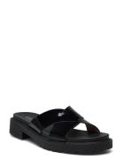 Ptnt Lthr/Ptnt Lthr-Kelsie-Sn-Fsa Black Lauren Ralph Lauren