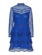 Yasalberta Ls New Lace Dress Blue YAS