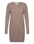 Onlrica Life L/S O-Neck Dress Knt Noos Brown ONLY
