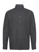 Bs Cotton Casual Modern Fit Shirt Grey Bruun & Stengade