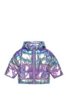 Nmfmolina Puffer Jacket Fle Shiny Purple Name It