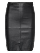Vmolympia Hw Short Pl Skirt Black Vero Moda