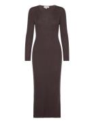 Kora Knitted Dress Brown Marville Road