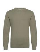 Ecovero O-Neck Knit Khaki Lindbergh