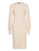 Kessy Puff Sleeve Dress Cream French Connection
