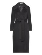 Robyn Double Wool Coat Black Marville Road