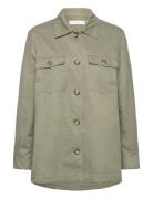 Cotton Overshirt With Buttons Khaki Mango