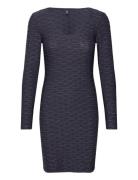 Onlastra L/S V-Neck Glitter Dress Jrs Navy ONLY