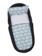 Elephant Eco, Bed Set, Stroller/Cot, Grey Blue Rätt Start
