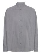 Crinckle Pop Fran Shirt Grey Mads Nørgaard