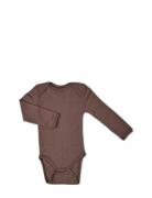 Body Ls, Rose Brown Drop Needle, Merino Wool Brown Smallstuff