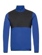 Mens Gleneagles Thermo Midlayer Blue Abacus