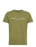Tommy Logo Tee Green Tommy Hilfiger