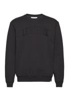 Script Sweatshirt Black Les Deux