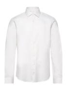 Structure Solid Slim Shirt White Calvin Klein