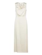 Viravenna Waterfall S/L Maxi Dress-Noos White Vila