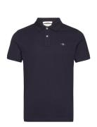 Slim Shield Ss Pique Polo Navy GANT