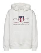 Rel Archive Shield Hoodie White GANT