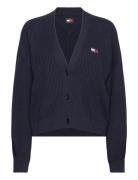 Tjw Essential Badge Cardigan Navy Tommy Jeans