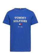 Th Logo Tee S/S Blue Tommy Hilfiger