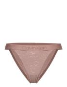 High Leg Tanga Pink Calvin Klein