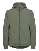 Padded Crinkle Nylon Jacket Green Calvin Klein