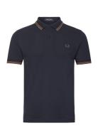 Twin Tipped Fp Shirt Navy Fred Perry