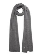 Re-Lock Knit Scarf 30X180 Grey Calvin Klein