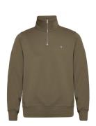 Reg Shield Half Zip Sweat Green GANT