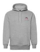 Reg Medium Archive Shield Hoodie Grey GANT