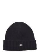 Unisex. Shield Wool Beanie Black GANT