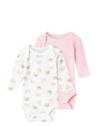 Nbfbody 2P Ls Orchid Pink Teddy Noos Pink Name It