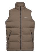 M Marina Quilted Vest Brown Musto