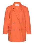 Slfmynella Relaxed Blazer Curve Orange Selected Femme