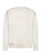 Noel Aa Script Embroidery Sweatshir White Double A By Wood Wood