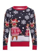 The Bringing Christmas Gifts Sweater Kids Patterned Christmas Sweats