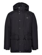 Padded Zip Jacket Black Fred Perry