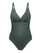 Oda/Maternity Maternity Swimsuit Green Dorina